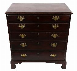 GEORGIAN MAHOGANY LOWBOY