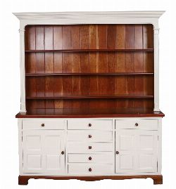 LARGE MODERN BESPOKE PAINTED HARDWOOD DRESSER