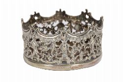 ANTIQUE SHEFFIELD WINE COASTER