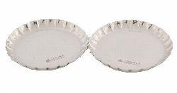 PAIR OF SILVER TRINKET DISHES