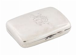 SILVER CIGARETTE CASE