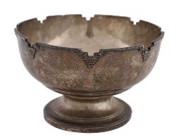 GEORGE V SILVER FRUIT BOWL