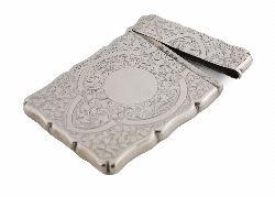 VICTORIAN SILVER CARD CASE