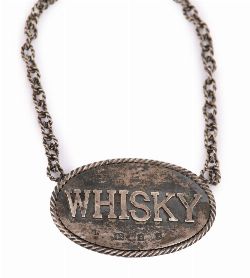 SILVER â€˜WHISKYâ€™ SPIRIT LABEL