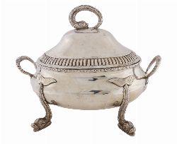 19TH-CENTURY ANGLO-INDIAN SILVER-PLATED TUREEN