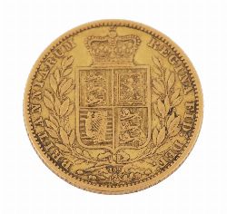 GOLD SOVEREIGN, 1864