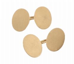 PAIR OF 18 CT. GOLD CUFFLINKS