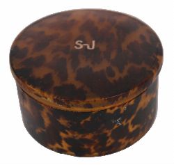 RARE VICTORIAN CIRCULAR TRINKET BOX