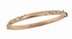 9CT ROLLED GOLD BANGLE