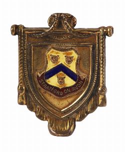 MASONIC ENAMELLED BADGE â€“ STRATFORD-ON-AVON