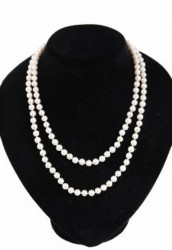 CULTURE PEARLS OPERA-LENGTH SINGLE STRAND NECKLACE