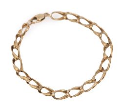 9CT GOLD LINK BRACELET