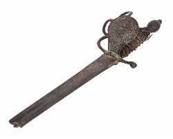LOUIS XIV PERIOD SMALL SWORD (BLADE BROKEN), LATE 17TH / EARLY 18TH CENTURY
