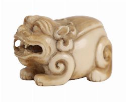 JAPANESE IVORY FOO DOG