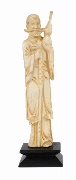 JAPANESE MEIJI OKIMONO OF WISE MAN