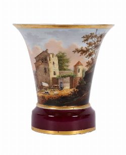 19TH-CENTURY CONTINENTAL PORCELAIN VASE