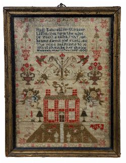  LATE 18TH / EARLY 19TH-CENTURY NEEDLEWORK SAMPLER