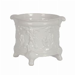 ITALIAN CAPODIMONTE BLANC-DE-CHINE JARDINIÃˆRE