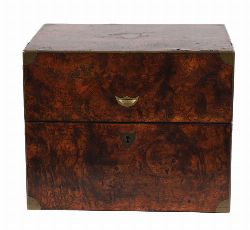 WALNUT-CASED LIQUEUR SET