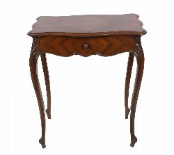 19TH-CENTURY ROSEWOOD HALL TABLE