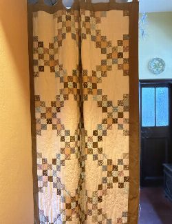 PATCHWORK TEXTILE DRAFT EXCLUDER