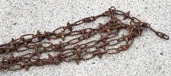 LENGTH OF ANTIQUE STUDDED CHAIN