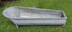 20TH-CENTURY GALVANISED BATH
