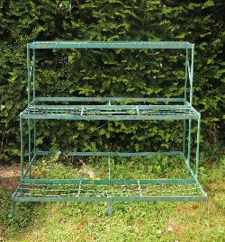 MID-20TH-CENTURY METAL PLANT STAND