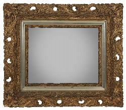 19TH-CENTURY GILT FRAMED MIRROR