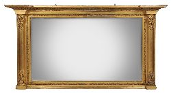 WILLIAM IV GILTWOOD OVERMANTEL MIRROR