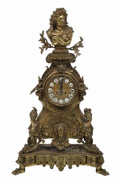 NAPOLEON III ORMOLU MANTEL CLOCK
