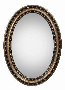 LATE 18TH-CENTURY IRISH OVAL WALL MIRROR