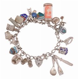 SILVER CHARM BRACELET