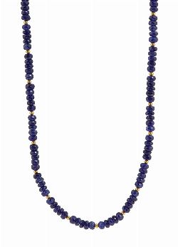 NATURAL SAPPHIRE BEAD NECKLACE