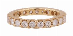 18CT GOLD DIAMOND ETERNITY BAND
