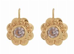 PAIR OF 18CT GOLD EARRINGS