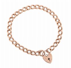 18CT GOLD CURB BRACELET