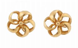 PAIR OF 18CT GOLD EARRINGS
