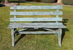 BRONZE COMMEMORATIVE GARDEN BENCH