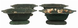 SET OF FOUR 19TH-CENTURY FRENCH CAST IRON GARDEN PLANTERS