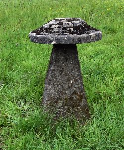 19TH-CENTURY STONE STADDLE STONE