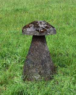 19TH-CENTURY STONE STADDLE STONE