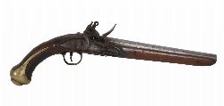 19TH CENTURY FLINTLOCK PISTOL  
