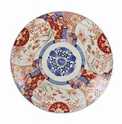 LARGE 19TH-CENTURY JAPANESE IMARI CHARGER
