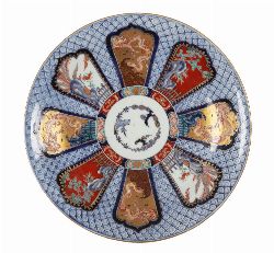 LARGE 19TH-CENTURY JAPANESE IMARI CHARGER