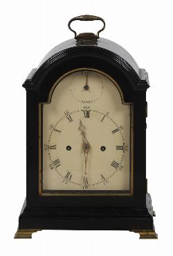 REGENCY EBONISED BRACKET CLOCK BY PAYNE, NEW BOND STREET, LONDON