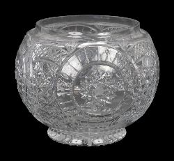 LARGE IRISH CRYSTAL BOWL