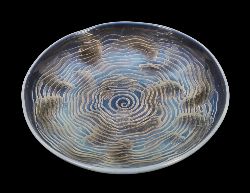  LALIQUE FROSTED AND CLEAR GLASS CIRCULAR BOWL