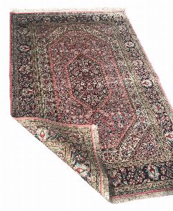 VERY FINE QUM SILK RUG