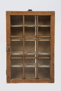 GEORGIAN PINE HANGING CABINET